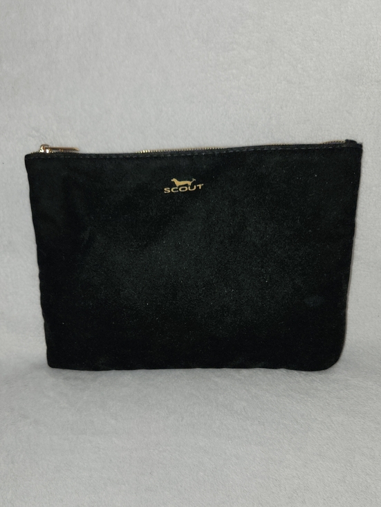 Scout Handbags - SCOUT Black Velvet Cosmetic Travel Pouch